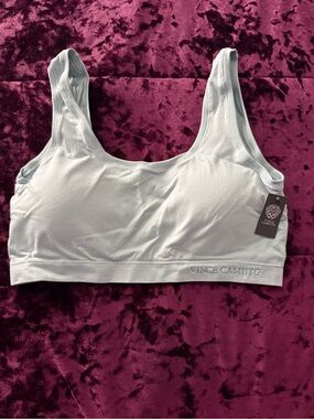Vince Camuto light blue padded sports bra sleepwear size M
